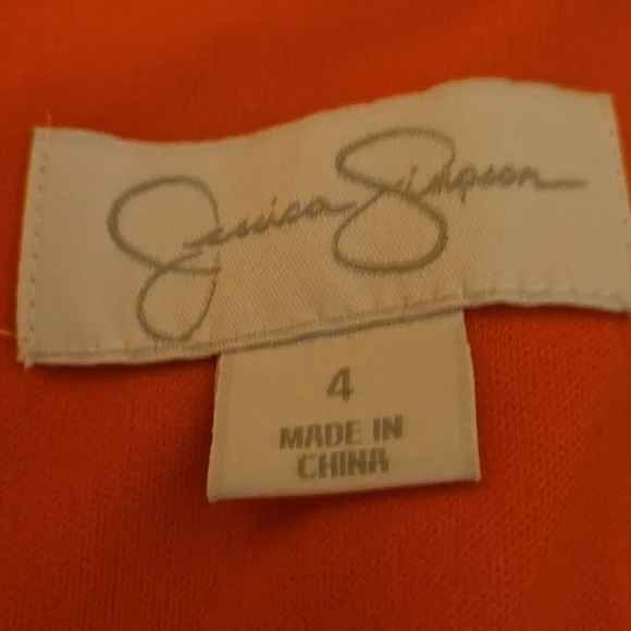 Jessica Simpson Coral And Black Maxi Dress Size 4 - Picture 8 of 10